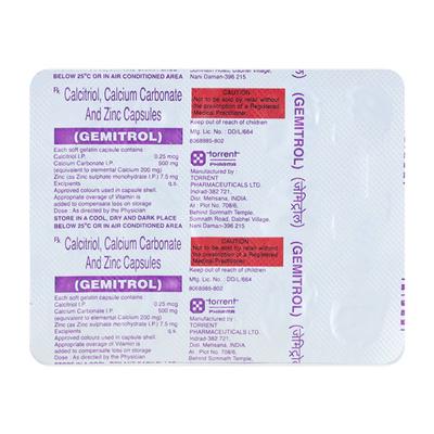 Gemitrol Capsule 15'S - Supplements-Cal