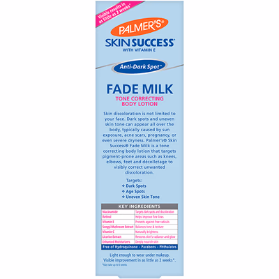 Palmer's Skin Success Anti-Dark Spot Fade Milk Tone Correcting Body Lotion 250 ml - Lotions & Creams