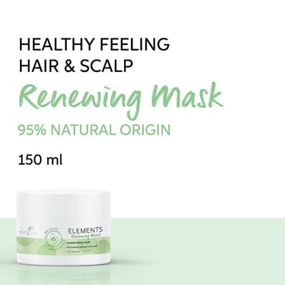 Wella Professionals Elements Renewing Moisturizing Hair Mask for Dry Hair 150 ml - Hair Masks & Packs
