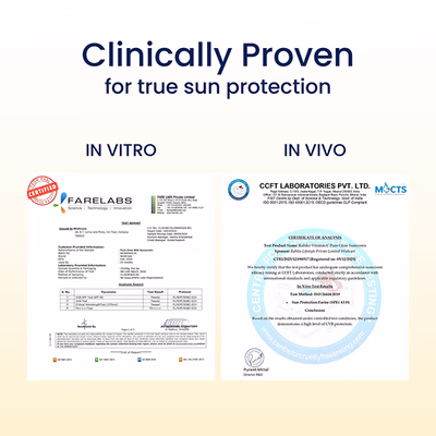 WishCare Vitamin C Pure Glow Brightening Sunscreen for Dry Skin - SPF50 PA++++In-Vivo Tested (50ml) - Face Sunscreen