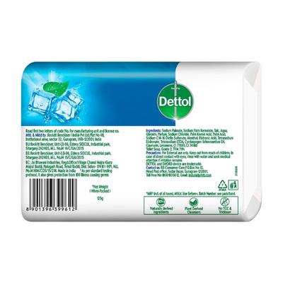 Dettol Soap - Intense Cool 125 gm (Buy 4 Get 1 Free) - Soaps