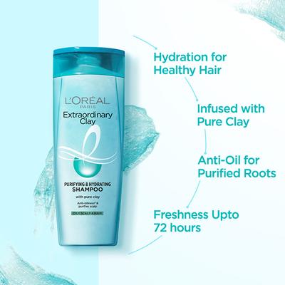 L'Oreal Paris Extraordinary Clay Shampoo 192.5 Ml - Shampoos