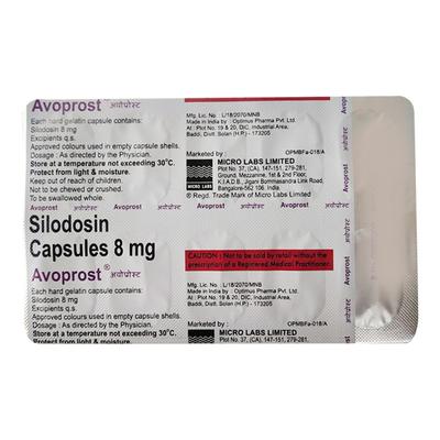 Avoprost Capsule 10'S - Bladder And Prostate Disorders-Dru