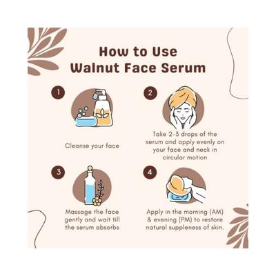 Essentia Extracts Walnut Skin Brigening Facial Serum 15 ml - Face Moisturizers