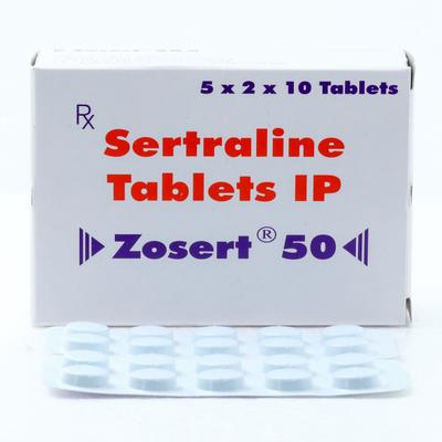 Zosert 50mg Tablet 10'S - Depression-Ant