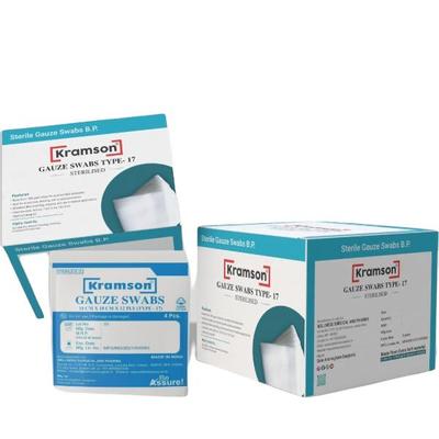 Wellness Kramson Gauze Swab (10 Cm x 10 Cm x 12 Ply) 4's - Bandages & Dressings