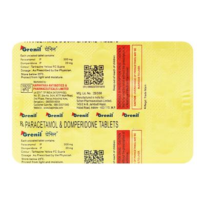 Grenil Tablet 10'S - Migraine