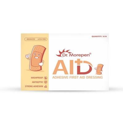 DR. MOREPEN AID Adhesive First Aid Dressing Bandaid 10's - Bandages & Dressings