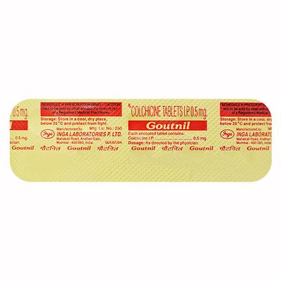Goutnil 0.5mg Tablet 10'S - Gout