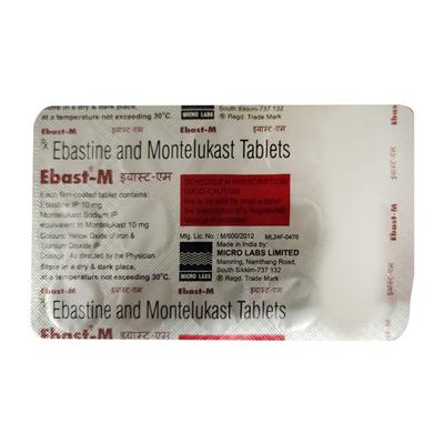 EBAST M Tablet 15's - Allergies-Ant