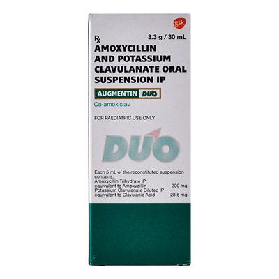 Augmentin Duo Oral Suspension 30ml - Bacterial Infections-Pen