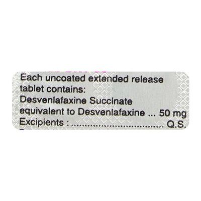 Ventab Dxt 50mg Tablet 10'S - Depression-Ant