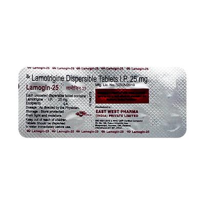 Lamogin 25mg Tablet 10'S - Epilepsy/Convulsion-Ant