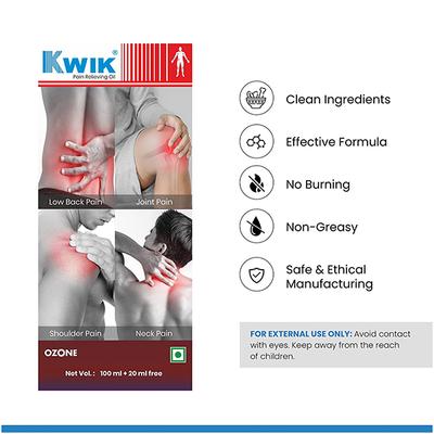 Ozone Kwik Pain Relief Oil 120 ml - Others