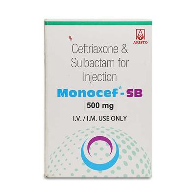Monocef SB 500/250mg Injection 1's - Bacterial Infections-Cep