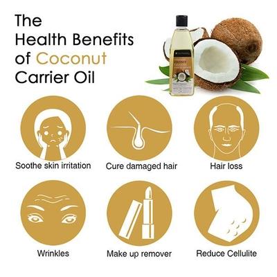 Soulflower Coldpressed Coconut Carrier Oil 225 ml - Hair Oils