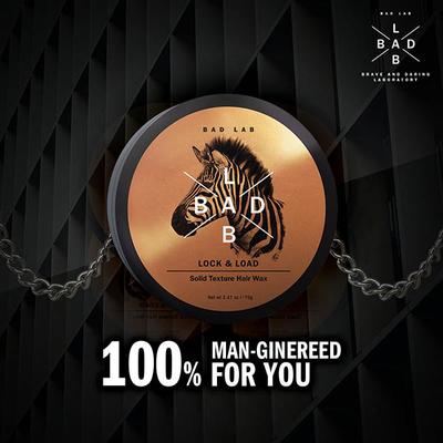 Bad Lab Lock & Load Solid Texture Hair Wax 120 gm - Hair Waxes