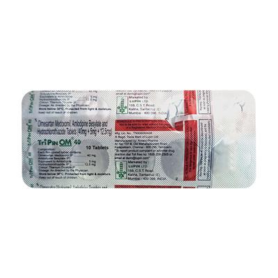 Tripin OM 40mg Tablet 10'S - Hypertension-Ana