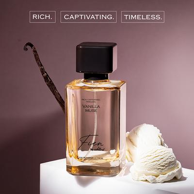Mcaffeine Fien Vanilla Muse Perfume For Women- Sweet Vanilla EDP, 12 Hrs Long Lasting Scent 100 ml - Women Perfumes (Edt/Edp)