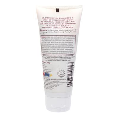 Dr. Batra's Natural Skin Lightening Cream 100 gm (N) - Face Creams