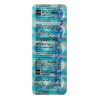 Silybon 140mg Tablet 10'S - Liver Disease