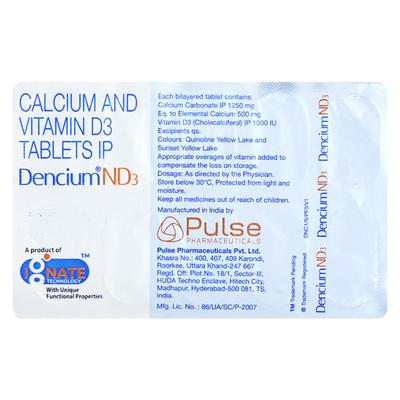 DENCIUM ND3 Tablet 10's - Supplements-Vam