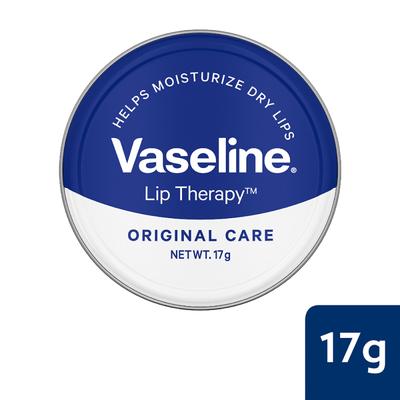 Vaseline Lip therapy Tins Original Care 17gm - Lip Scrubs