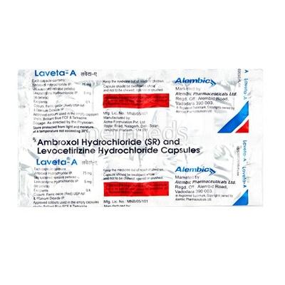 Laveta A Capsule 10'S - Cough And Cold-Cou