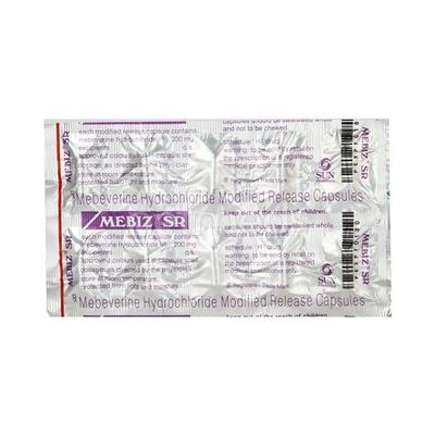 Mebiz SR 200mg Capsule 10'S - Muscle Spasm-Ant