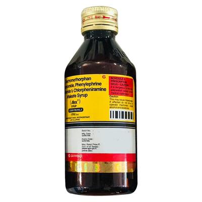 Alex Cough Formula Syrup 100ml - Cough And Cold-Cou