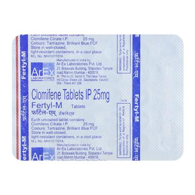 Fertyl M 25mg Tablet 30'S - Hormonal Therapy-Tro