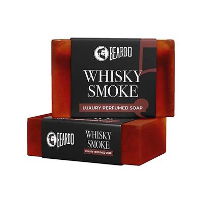 Beardo Whisky Smoke Perfumed Luxury Soap Crafted for Men, Deep Cleanses Skin Pores 75 gm - Soaps