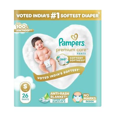 Pampers Premium Care Pants Diapers (S) 26 s - Diapers & Wipes