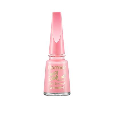 Flormar Jelly Look Nail Enamel JL27 Milky Pinky 11 ml - Nail Polish