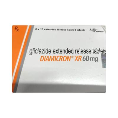 DIAMICRON XR 60mg Tablet 15's - Diabetes-Ant