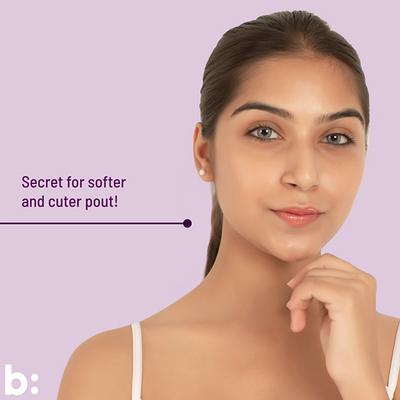 Biocule Plump Lip Plumping Serum Roll-On, With Vitamin C From Rosehip, 100% Natural 10 ml - Lip Balms
