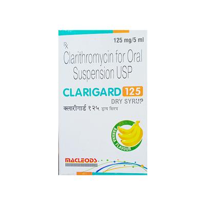 CLARIGARD BANANA FLAVOUR 125 Dry Syrup 1's - Bacterial Infections-Mac
