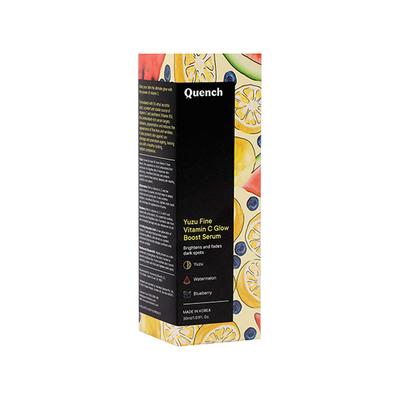 Quench Botanics Vitamin C Glow Boost Serum with Yuzu Extracts Brightens & Fades Dark Spots 30 ml - Face Gels
