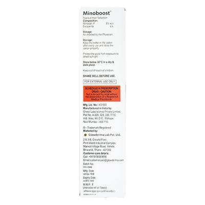 MINOBOOST TOPICAL HAIR Solution 60ml - Hair Loss-Oth
