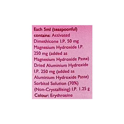 GELUSIL MPS Original Sugar Free Mint Flavour Liquid 400ml - Ulcer/Reflux/Flatulence-Aaa