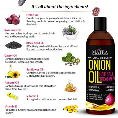 Matra Hair Fall Treatment Oil - Onion 100 ml - Hair Oils
