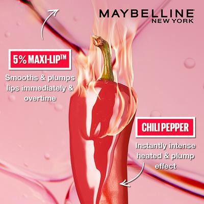 Maybelline New York Lifter Plump - Plumping Lip Gloss, Pink Sting 5 ml - Lip Glosses