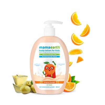 Mamaearth Original Orange Body Lotion & Cream for Kids with Orange & Shea Butter 400 ml - Creams, Lotions & Oils