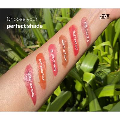 Love Earth Lip Tint & Cheek Tint Multipot-Got Your Back - Coral 8 gm (N) - Lip Stains & Tints