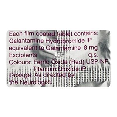 Galamer 8mg Tablet 10'S - Alzheimer-Neu