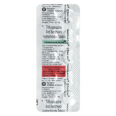 Trinicalm Plus Tablet 10'S - Psychosis-Ans