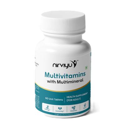Nirviyu Multivitamin Tablet - Adult 60's - Multi-Vitamins
