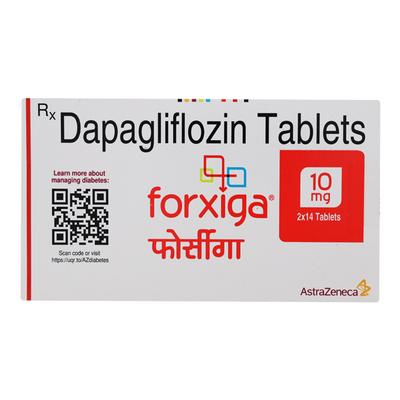 Forxiga 10mg Tablet 14'S - Diabetes-Ant