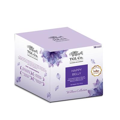 TGL Co. Tea Bag - Happy Belly 16's - Green/Herbal Teas