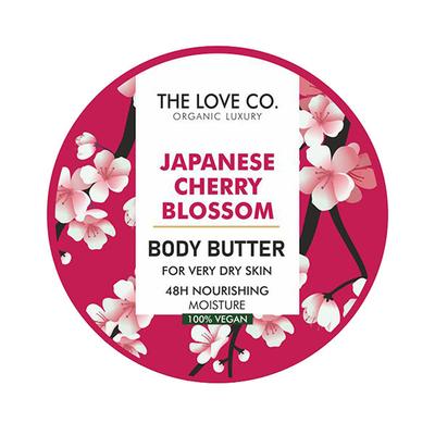 The Love Co. Triple Moisture Body Butter Cream - Cherry Blossom 200 gm - Body Butter